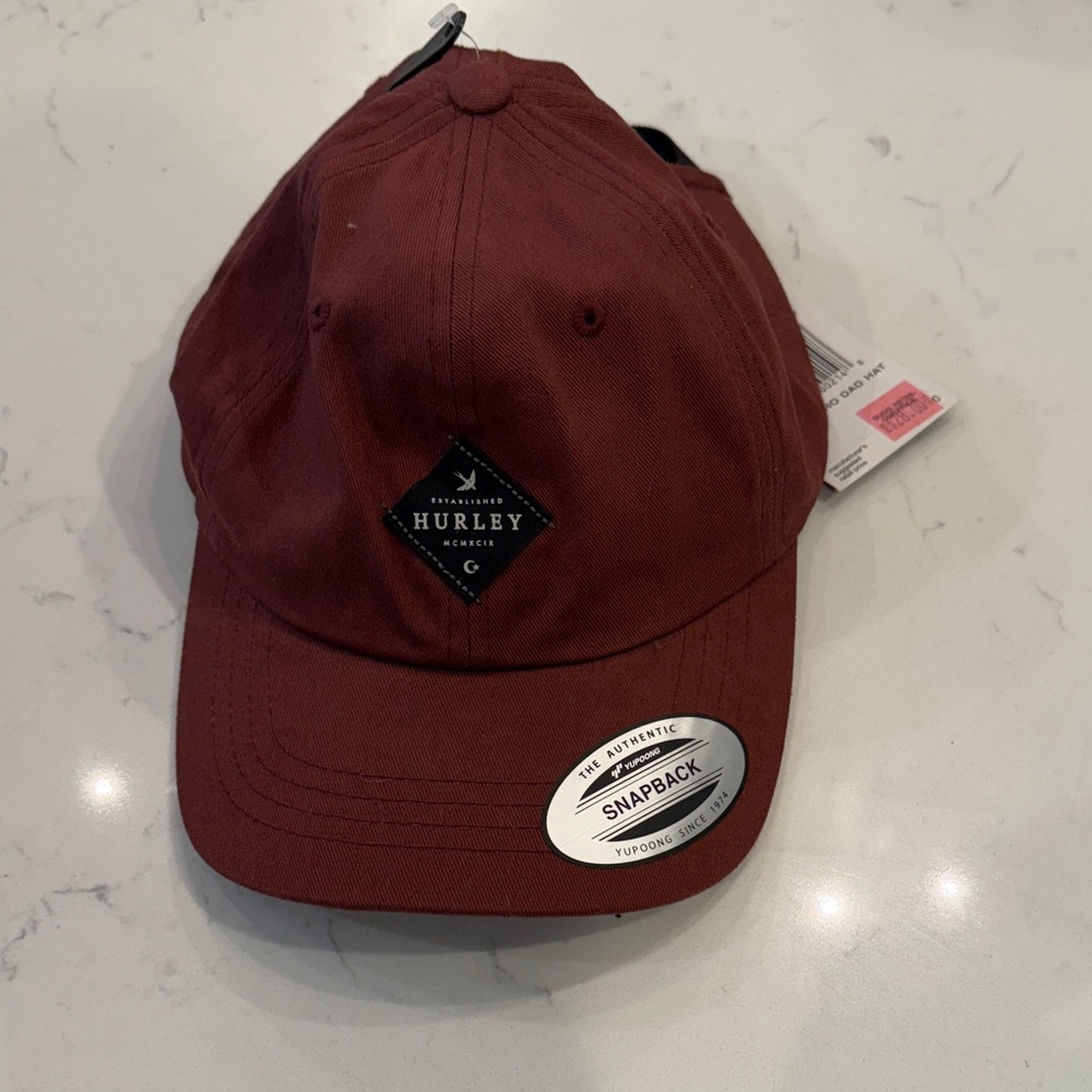 Hurley Caps in Black, Red, Light Blue, and Dark Blue - Picture 4 of 6